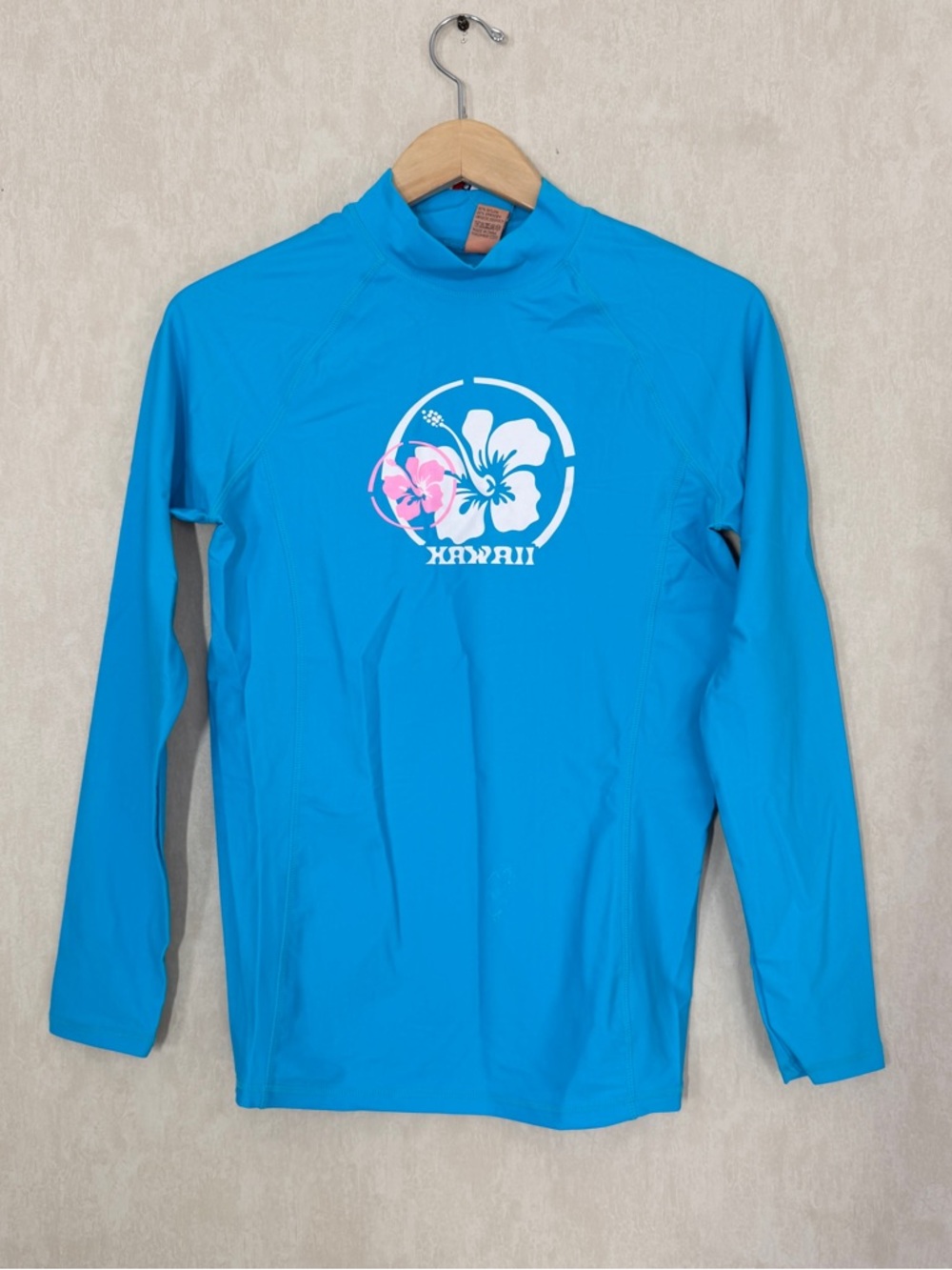 NWT Maui Wear Women’s Hawaii Longsleeve Shirt Swimwear UPF 50+ in Blue XL